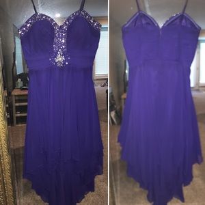 Bee Darlin Asymmetrical formal dress size 7/8